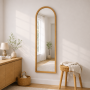 Зеркало-арка в деревянной раме MS023 в интернет-магазине «Зеркала с подсветкой» фото